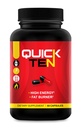Quick Ten - Nejlepší hubnutí pilulky - Přírodní metabolismus Booster, Appetit Conpressant, Tuk Hořák pilulky - Premium dietní pilulky pro ženy a muže - Energie a Focus Směs - 60 Kapsle