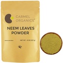 CARMEL ORGANICS NEem Leaves Powder 124; 8 Oz nebo 227 Grams CAR124; Natural CARMEL 124; Non GMO CARMO 124; No Additives CARMO 124; Azadirachta Indica Powder