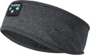 Perytong New Sleep Sluchátka Bluetooth Headband, Bezdrátové měkké spící sluchátka s Ultra- Thin reproduktory ideální pro boční spáče, běh, cvičení, jogging, jóga, cestování