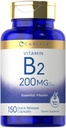 Carlyle Vitamin B-2 D124; Riboflavin D124; 200mg D124; 150 DN124; Vegetarian, Non- GMO & Gluten zdarma Essential