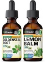 BIO KRAUTER Goldenseal tinktura 2 Fl. Oz. & Lemon Balm tinktura 2 Fl. Oz.
