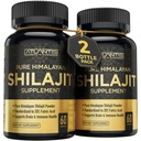 Atlantis Nutrition Himalayan Shilajit Kapsle s 20% Fulvic Acid S124; 1000MG per Serving - 10: 1 Extract S124; USA Made S124; Himalayan Shilajit Dodatek pro muže a ženy S124; 120 Kapsle
