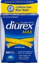 Diurex Max vodní kapsle kofein zdarma - 24 kaplet, balení po 2