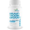 Brain Vigor Smart Brain Booster - Extra podpora síly pro soustředění, zdraví a paměť - Vylepšená formule vyrobená s houbou Lví hřívy & Ginkgo Biloba - Naše nejlepší mozek Vigor Chytré pilulky