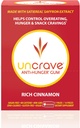 UNCRAVE Gum - Infuzní 100% čistý extrakt ze safíru - Kontrolní chutě - Zlepšit náladu - Vision Health - Bohatá skořice (14 kusů)