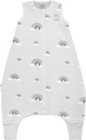 Woolino 4 Season Baby Sleep Bag s nohami, Merino Wool a Organic Cotton Walker Sleep Sack, Toddler Spací pytel, 18-36m, Rainbow