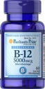 Puritans Pride Vitamin B-12 pomáhá převést potraviny do energie * 5000 Mcg Sublingvál- Microlozenges, 60 Počet (balení po 1)
