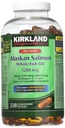 Podpis Kirkland 100% Wild Alaskan Salmon Oil 90 EPA 110 DHA 1200mg - 320 Enteric Coated Softgels