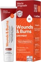 Marie Originals All- Natural Skin Repair and Burn Cream Ointment 124; First Aid Ointment 124; Acelerate Wound Healing for General Wounds, Chapped Hands, Cold Sores, Eczema, Psoriasis & Burn. 1.25oz