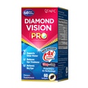 AFC Japan Diamond Vision PRO - Lepší, Up- Sized Formule - Lutein & Zeaxanthin 4X s oční vitamíny - Vizuální doplněk zdraví pro dospělé, expozice obrazovky, noční používání, 60 Softgels