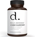 Jaterní čištění a detox & opravy Formule - Příplatek na podporu jater s výtahem z artyčoků pro zdraví jater - Tloušťka mléčného jater Detox s extrakty listů pampelišky - 60 Kapsle