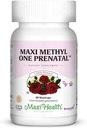 Maxi jeden za den Prenatální vzorec s methylovaným folátem a měkkým železem, 60 Počet