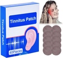 Tinnitus Relief for Ringing Ears, 120PCS Tinnitus Patches, Efektivně snižuje ztrátu sluchu 3BOX