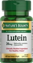 Příroda je Bounty Lutein pilulky, oční zdravotní doplňky a vitamíny, podpora Vize zdraví, 20 mg, 40 Softgels