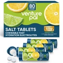 Venture Pal Chewable Electrolyte Tablety, 80 Hrabě Fast- Rozpusťte Sugar- Free Stick Salt Tablety - Variety Pack for Rapid Hydration, Venkovní běh, Turistika, Sport 124; Keto & Vegan Friendly Family 124; 4 Pack