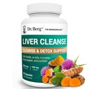 Dr. Berg Játra čisticí detox Kapsle w / Unikátní směs mléčného thistle, Ox Bile & Folate - Doplněk k játkám zahrnuje kurkumu, Black Pepper & Choline - 60 Kapsle