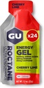 GU Energy Roctan Ultra Endurance Energy Gel, Vegan, Gluten- Free, Kosher, a Dairy-Free On- The- Sports Nutrition for running, Cyklistika, turistika nebo lyžování, 24-hrabě, Cherry Lime
