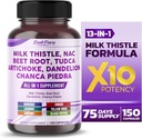 Mléko Thistle NAC Beet Root Artichode Dandelion - Made in USA
