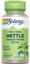 SOLARAY Nettle Leaf Freeze Sured, Veg Cap (Btl- Plastic) 300mg IR 124; 100ct