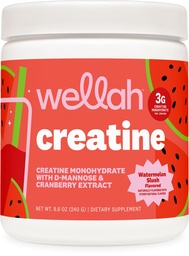 Wellah Creatine for Women (50 Servings, Watermeloun Slish) - Creatine Monohydrát s výtažkem z pampelišky a brusinky