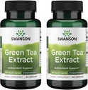 Swanson Green Tea Extract 500 miligramů 60 tobolek (2 balení)