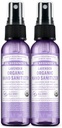 Dr. Bronner 's - Organic Hand Sanitizer Spray (Lavender, 2 Ounce, 2-Pack) - Jednoduché a efektivní formule, Cleanses & Sanitises, No Harsh Chemicals, Moisturizes a Cleans Hands