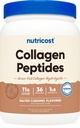 Nutricost Collagen Peptides Powder 1LB (454 G) (slaný karamel) - Tráva Fed Bovine Collagen Hydrolysate