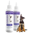 Usmívající se tlapky Domácí zvířata medikovaná Tris Flush Dog Čistič sluchu Řešení a infekce léčby psů a koček Ušní flush pro psy Čistič uší pro psy & Kočky - Cat & Dog Ušní mytí Obsahuje Ketokonazol 12oz