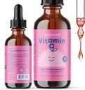 JoySpring Vitamin C + Elderberry Drops + Zink pro dětskou imunitní podporu, Genius Drops for Focus a Vitamin D pro děti
