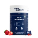 Man Matters Biotin vlasy Gummy pro zdravé vlasy 124; No Cukr Přidáno 124; Biotin Gummies s vlasy Vitamíny 124; Vitamin A, Vitamin C, Vitamin E & Zinek 124; 60 Gummies