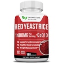 Red Yeast Rice Extract 1400mg dodatek 180 Počet 124; Udržovat zdravé hladiny cholesterolu 124; Podporuje kardiovaskulární & krevní oběh pro zdravé srdce, stravení, řízení hmotnosti a celkové zdraví