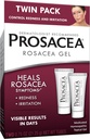 Prosacea - Léčená Rosacea Léčba obličeje - Léčí Rosacea Příznaky zarudnutí, Pimples a Irritation - Free - Twin Pack - Dva 0,75oz Tubes (1.5oz Celkem)