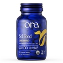 Ora Organic Vitamin D3 5000IU + K2 - Vegan Vitamin D z Lichen a K2 z Chickray pro zdraví kostí, imunitní podpora, & Mood, Maximální absorpce - 1 měsíční dodávka, 30 Žvýkací tablety