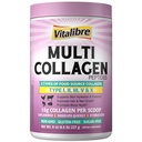 Multi kolagen Peptides Powder Type I II III V X, Hydrolyzovaný kolagen protein pro ženy a muže, kůže, vlasy, nehty, bezochucené, Non- GMO, Keto & GF, Nulový cukr, 22 Služeb, 8oz