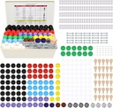 RELIANCER Molekulární model Kit, 419PCS Organic Molekular Chemistry Set w / Atoms & Bonds, Molekulární konstrukce Stavební Kit pro chemii učení, STEM Science Kits pro učitele, Studenti, Mladí vědci
