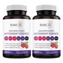 Super Antioxidant doplněk pro ženy - kůže, zdravé stárnutí, imunitní a močová trakt podpora s brusinkou, Grape Seed & Berry Blend 124; Nutriční komplex 124; Veganské kapsle