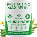 Neuropatie Pain Relief Cream - maximální síla Nerve Pain Reliever pro nohu, prsty, ruce, nohy s Aloe Vera, Arnica, MSM vitamin B6 a mentol pro Fast- acting Relief 3oz