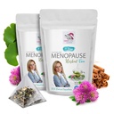 černá cohosh menopauza relief - MENOPAUSE TEA 28 dní, non gmo, 100% všechny přírodní bylinné, bez kofeinu, černá cohosh, gingko, červený jetel, skořice čip, eleuthero, lékořice, menopauza - 2 tašky 28 dní