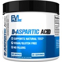 D aspartické kyseliny testosteron Booster pro muže - 3120mg DAA D- aspartické kyseliny Pre Workout Práškový Muscle Builder pro muže 3.12g - mužský doplněk zdraví pro vylepšenou sílu pohonu a vigor - Neochucené