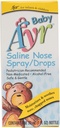 Baby Ayr Saline Nose Spray / Kapky, Spray Lahvičky 1 Fl Oz (Balení po 1)