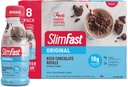 SlimFast strava náhrada Shake, Original Rich Chocolate Royale, 10g of Ready to Drink Protein for Weight Loss, 11 Fl. Oz láhev, 8 Počet
