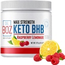 Dr. Boz - Keto BHB Powder - Raspberry Lemonade, 20 Servings - Ketones Drink - Zvýšení energie a snížení chutě - Max síla Dietní dodatek - Kvalita Tested - Made in The USA - 9.6oz (272g)