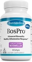 EuroMedica BosPro - Boswellia Serrata Extract Dodatek - Dietní dodatek pro zdravou podporu plic - Bylinný dodatek Formule - 60 Softgels