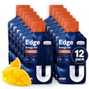 UCAN Edge Energy Gel Střelba, Orange Mango (12, 2 Ounce Packets) pro běh, školení, cvičení, Fitness, Cyklistika, Crossfit CUR124; Sugar- Free, Vegan, & Keto Friendly Energy