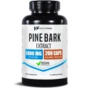 Zdravotní péče Pine Bark Extract 6000mg francouzské námořní 124; 200 Vegan Kapsle 124; Standardizované 95% OPC Proanthocyanidins IR 124; Antioxidant Bylinný dodatek IR 124; Non- GMO, gluten- Free IR 124; Made in USA