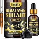 Čisté Shilajit Resin Dodatek, Shilajit Liquid Kapky 600mg Golden Shilajit s Fulvic Acid & 85 + Stopy Minerály, Organic Ayurvedic Směs pro energii, Síla, Podpora imunity, 2 Fl Oz