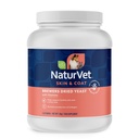 NaturVet - Brewer 's Sured Yeast Formule s česnekovým ochucením - Plus vitamíny - Podporuje zdravou pleť & Glossy Coat - Opevněné s B-1, B-2, Niacin & Vitamin C - pro psy a kočky (4 LB prášek)