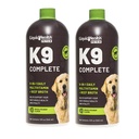 LIQUIDHEALTH Domácí zvířata K9 Kompletní 8- in-1 Liquid Multivitamin pro dospělé senior psy & štěňata, Vše v jednom kompletním vzorci Canine Vitamíny pro pleť & Coat, Společné zdraví, Imunitní podpora - USA Made (2 Pack)