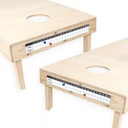 Barcaloo Cornhole Scoreboard Kovový dekor se 2 magnetickými score Strážci pro Corn Hole tabule