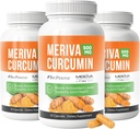 NERVE RENEW Meriva Curcumin s Black Pepper a Bioperin - Antioxidant Boost Nerve Supplement - 3 Pack